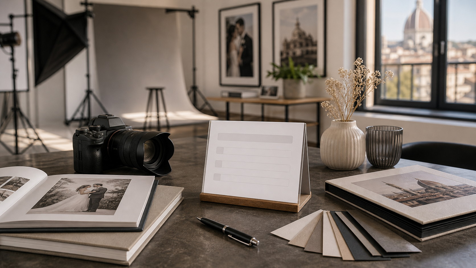 Set di lavoro per contenuti professionali