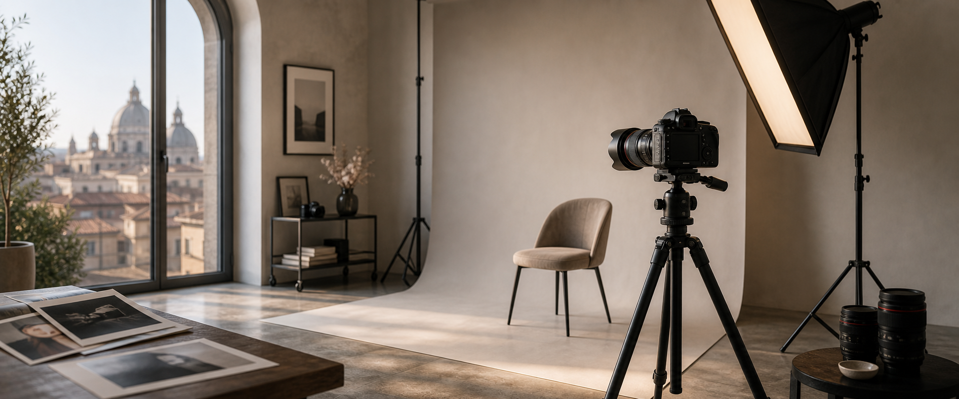 Ritratto editoriale realizzato in studio a Roma